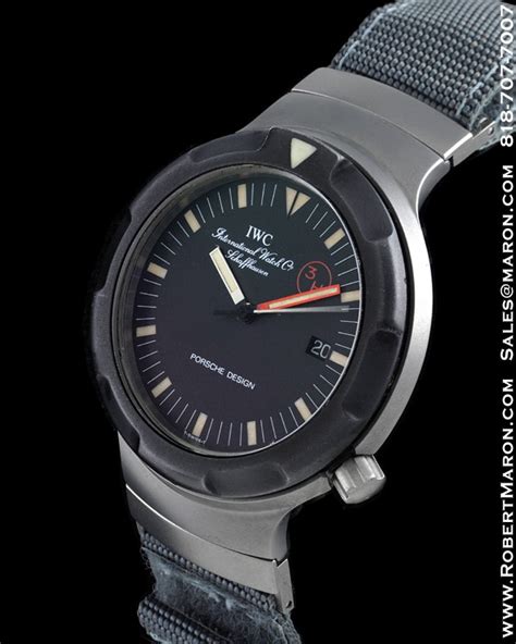 IWC PORSCHE DESIGN OCEAN 2000 BUND 3519 AMAG 3755 